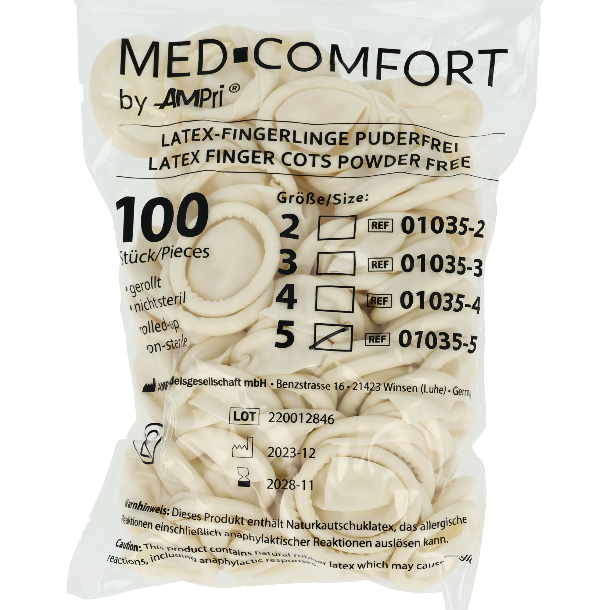 Ampri Fingerlinge Grösse XL