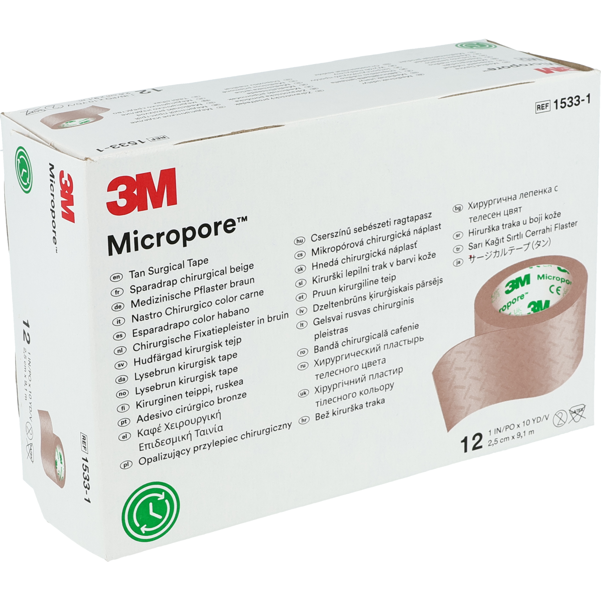 3M Micropore beige ohne Abroller