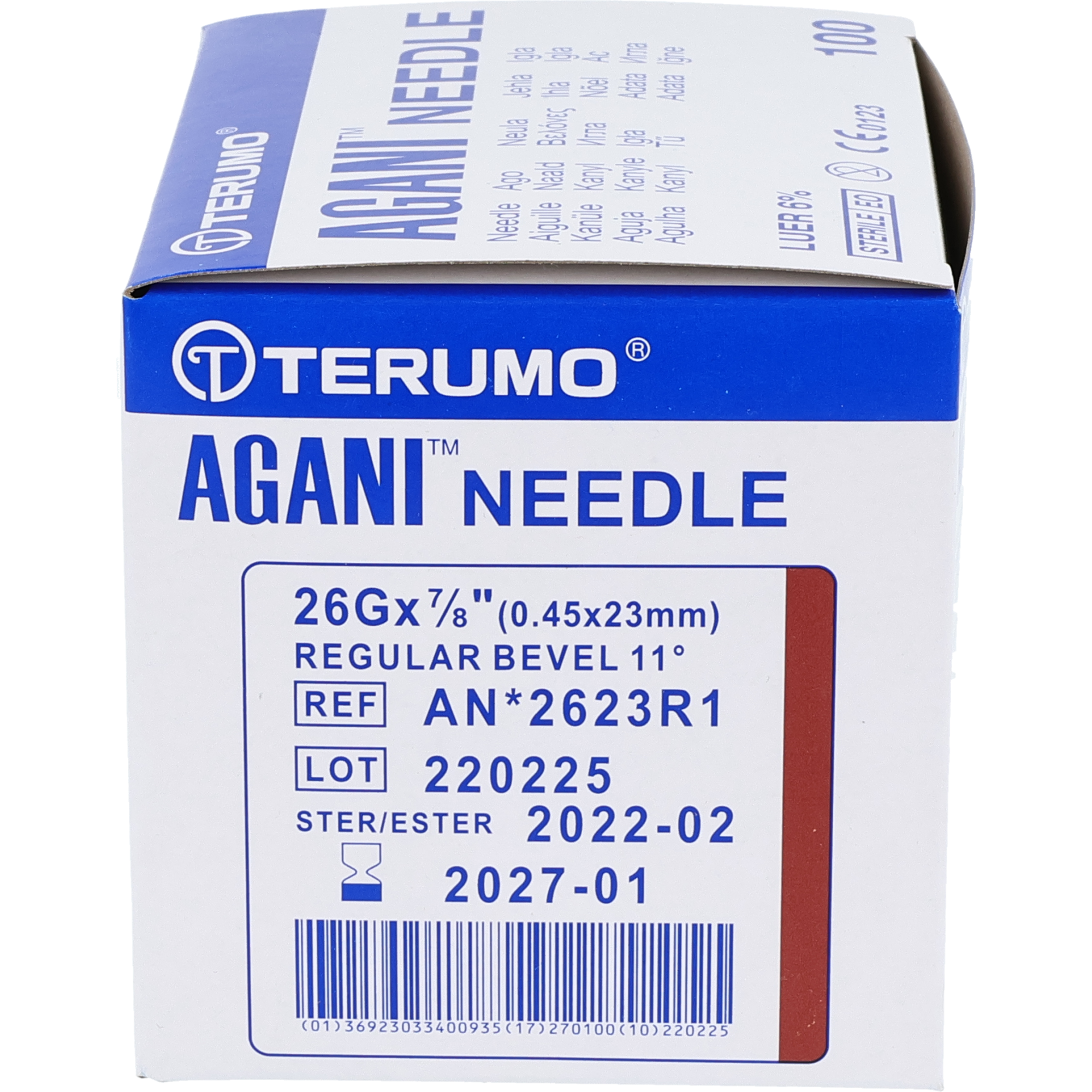 Terumo Agani Einmalkanüle braun Terumo Agani Einmalkanüle braun