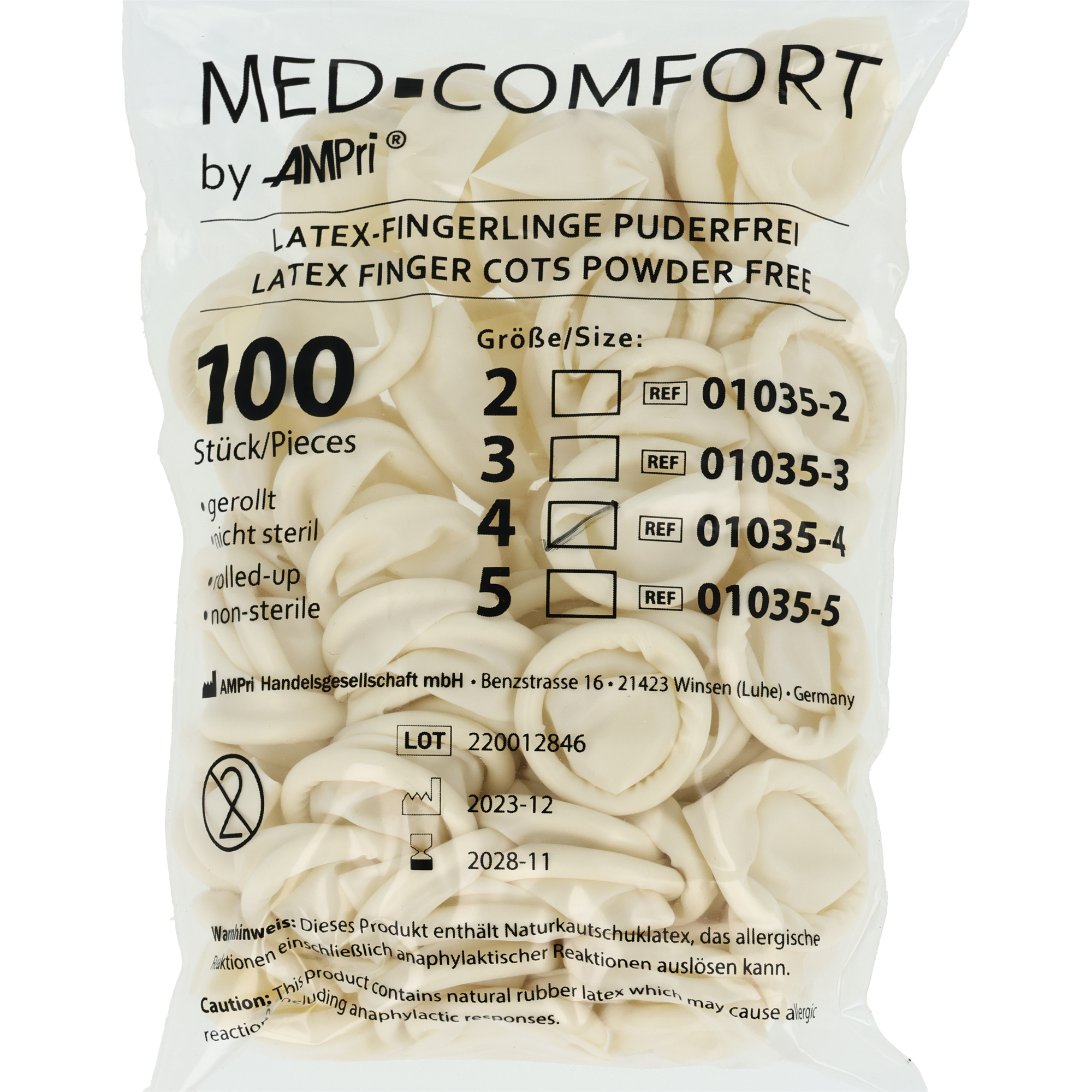 Ampri Fingerlinge Grösse L