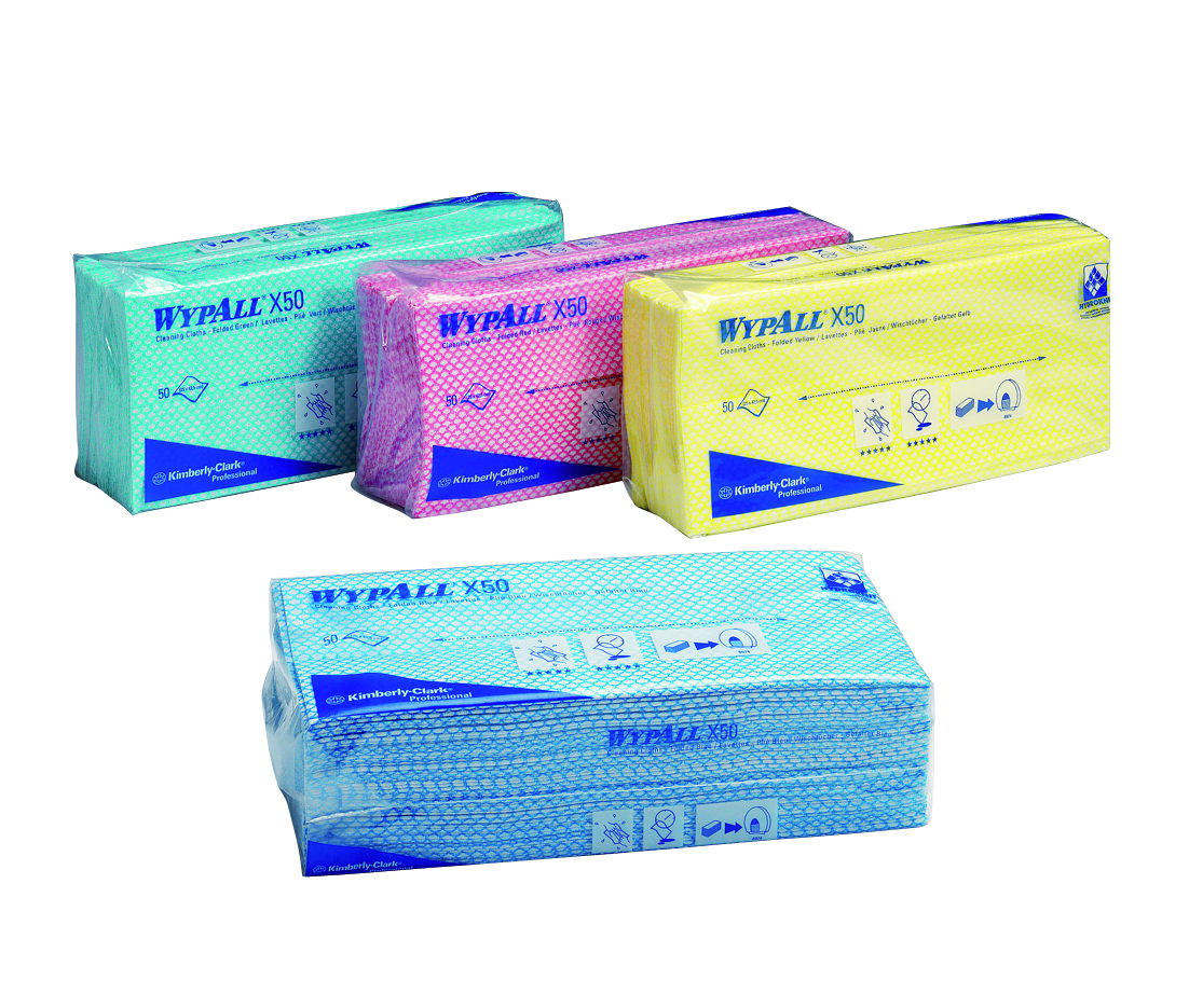 WypAll  X50 Wischtücher blau