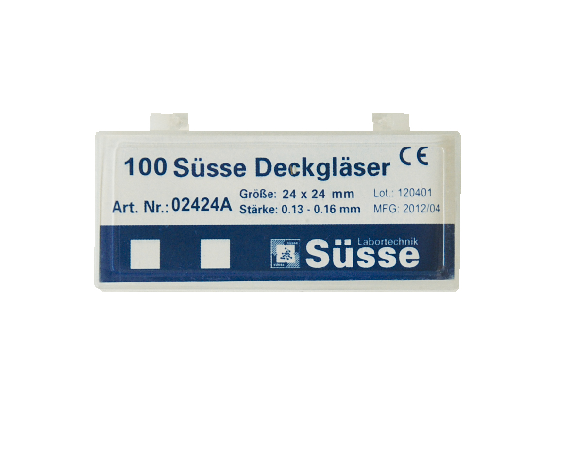 Deckgläser ungeeicht