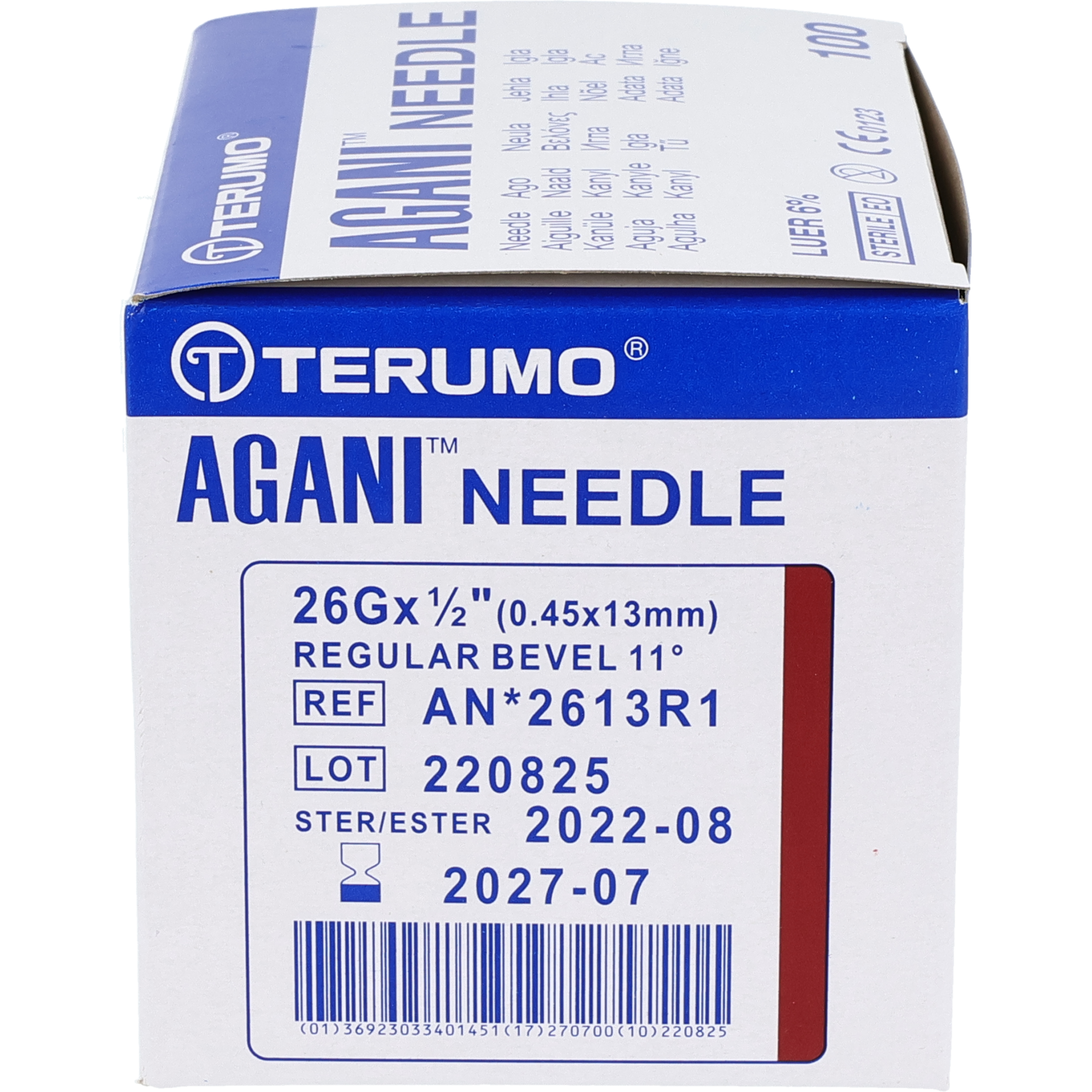 Terumo Agani Einmalkanüle braun Terumo Agani Einmalkanüle braun