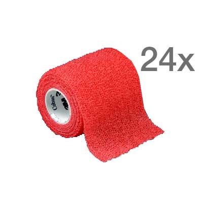 3M Coban Bandage actif rouge