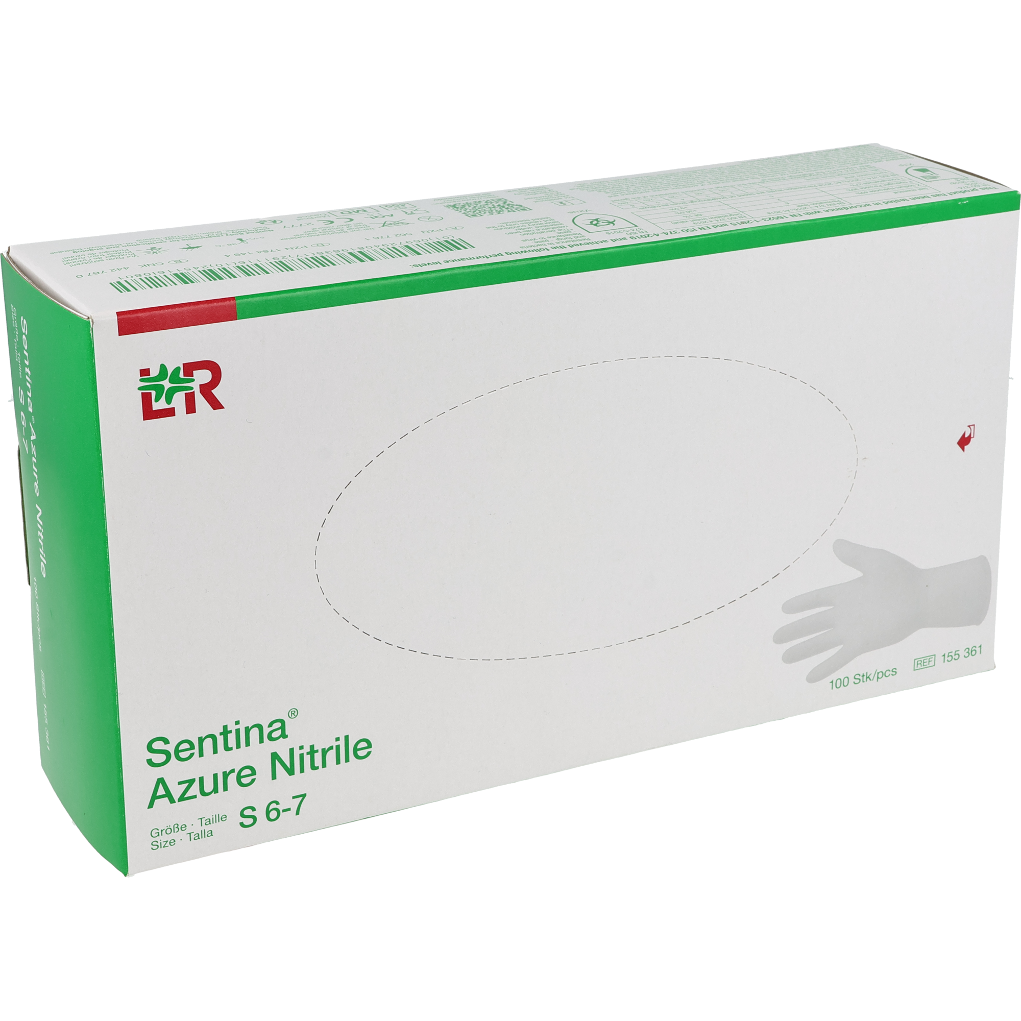 Gants Lohmann & Rauscher Sentina Azure Nitrile
