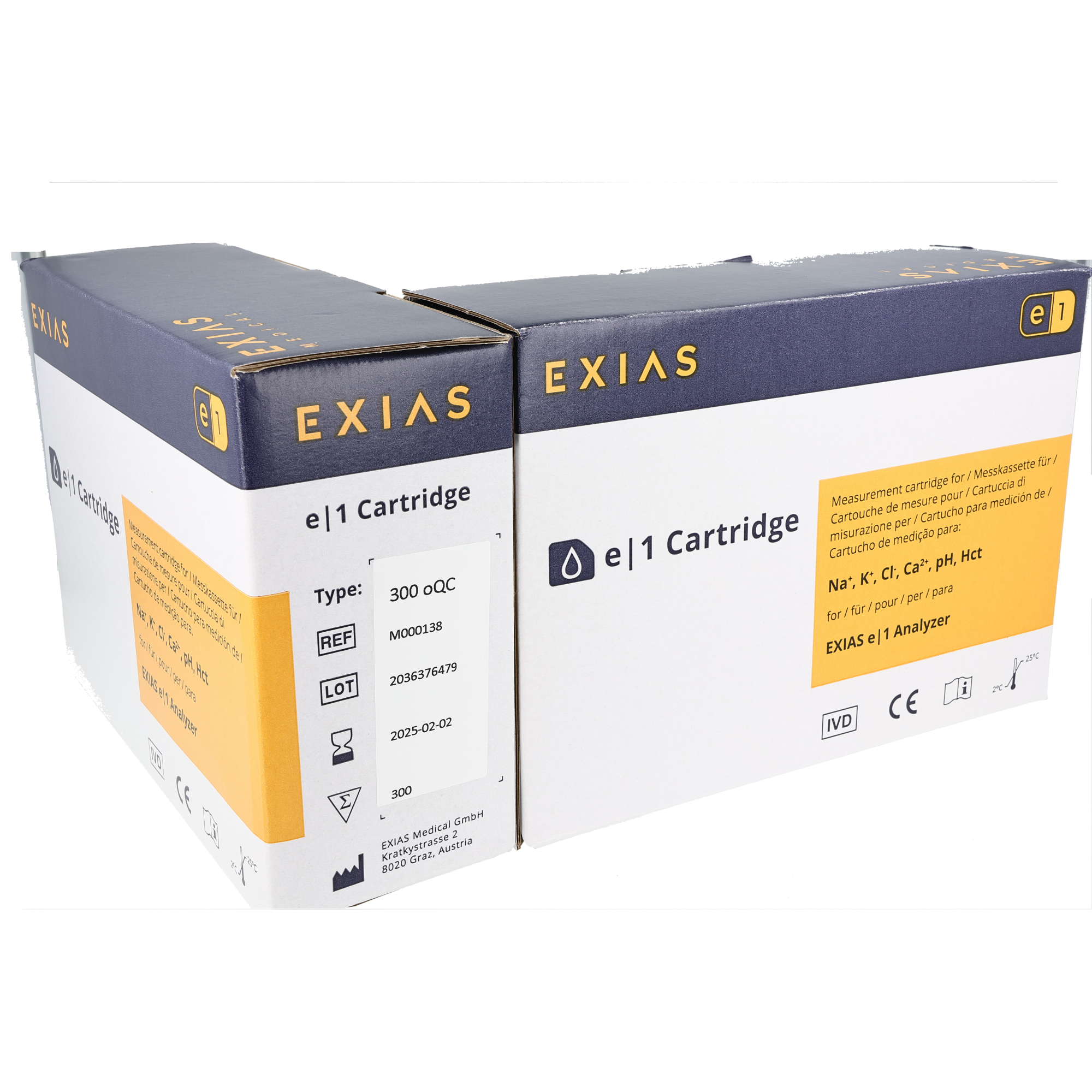 Exias E 1 Cartridge a 300 Tests inkl. QC