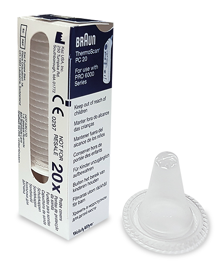 Einmal-Schutzkappen zu Braun Thermoscan Pro 6000 Einmal-Schutzkappen zu Braun Thermoscan Pro 6000