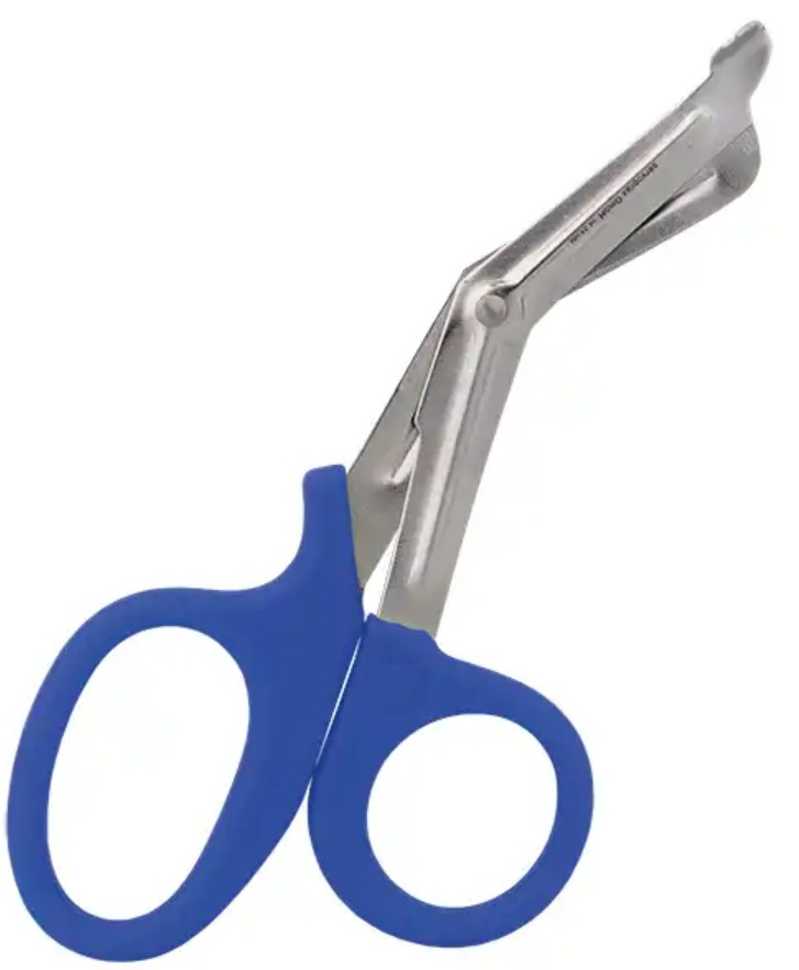 Universalschere Kunststoffgriffe, blau