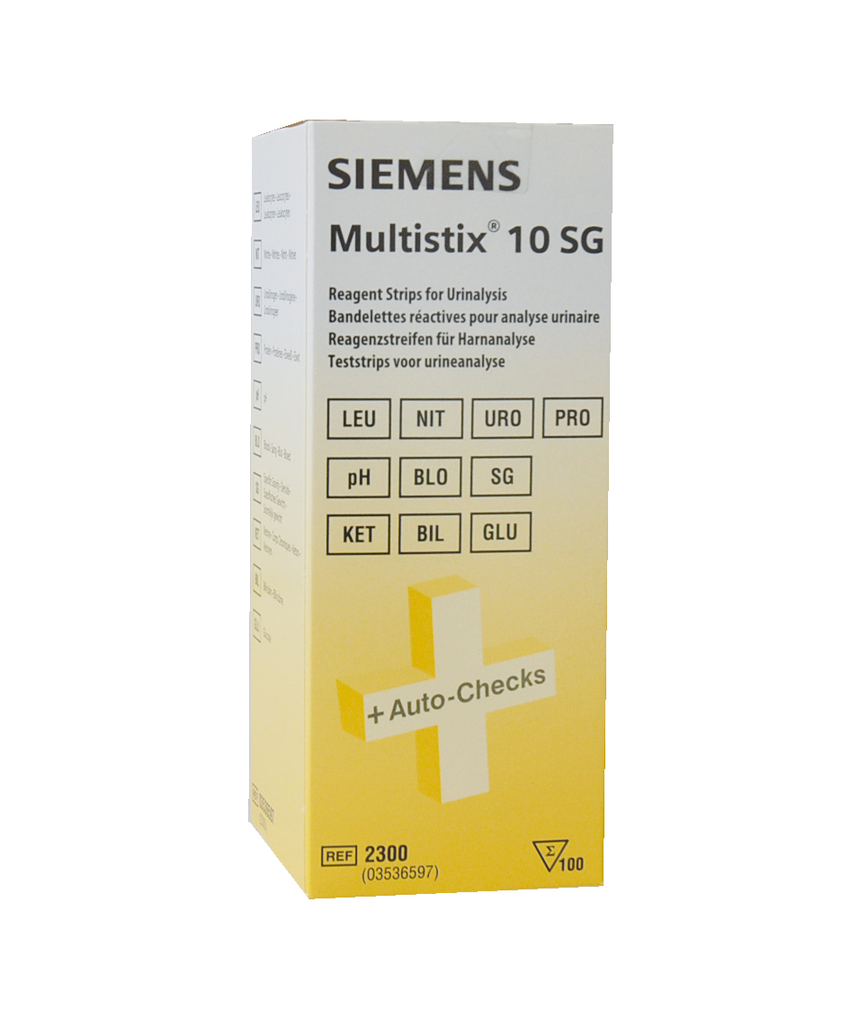Siemens Multistix 10 SG Visuelle und Gerätauswertung