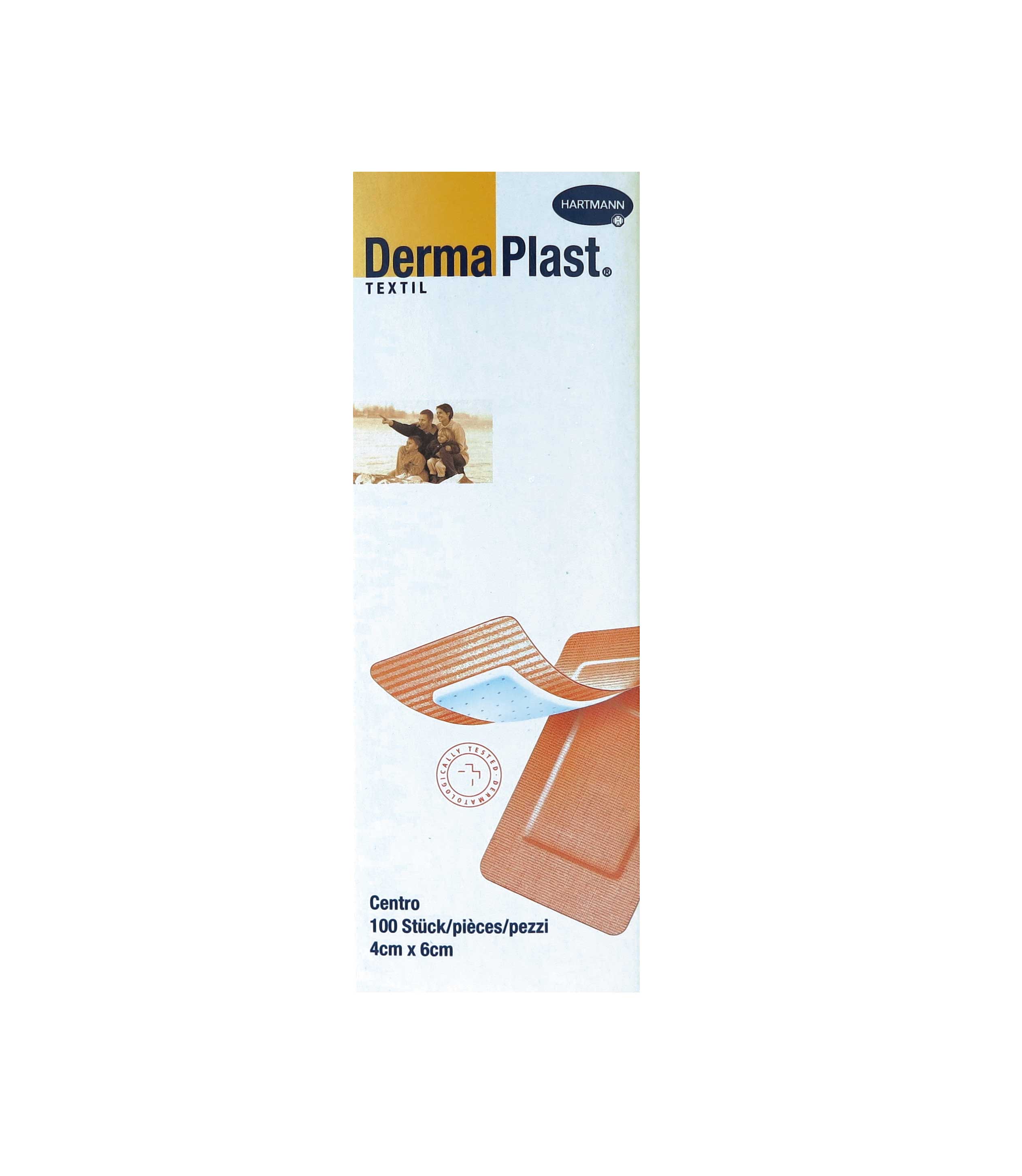 DermaPlast Coussinet centré sur le textile