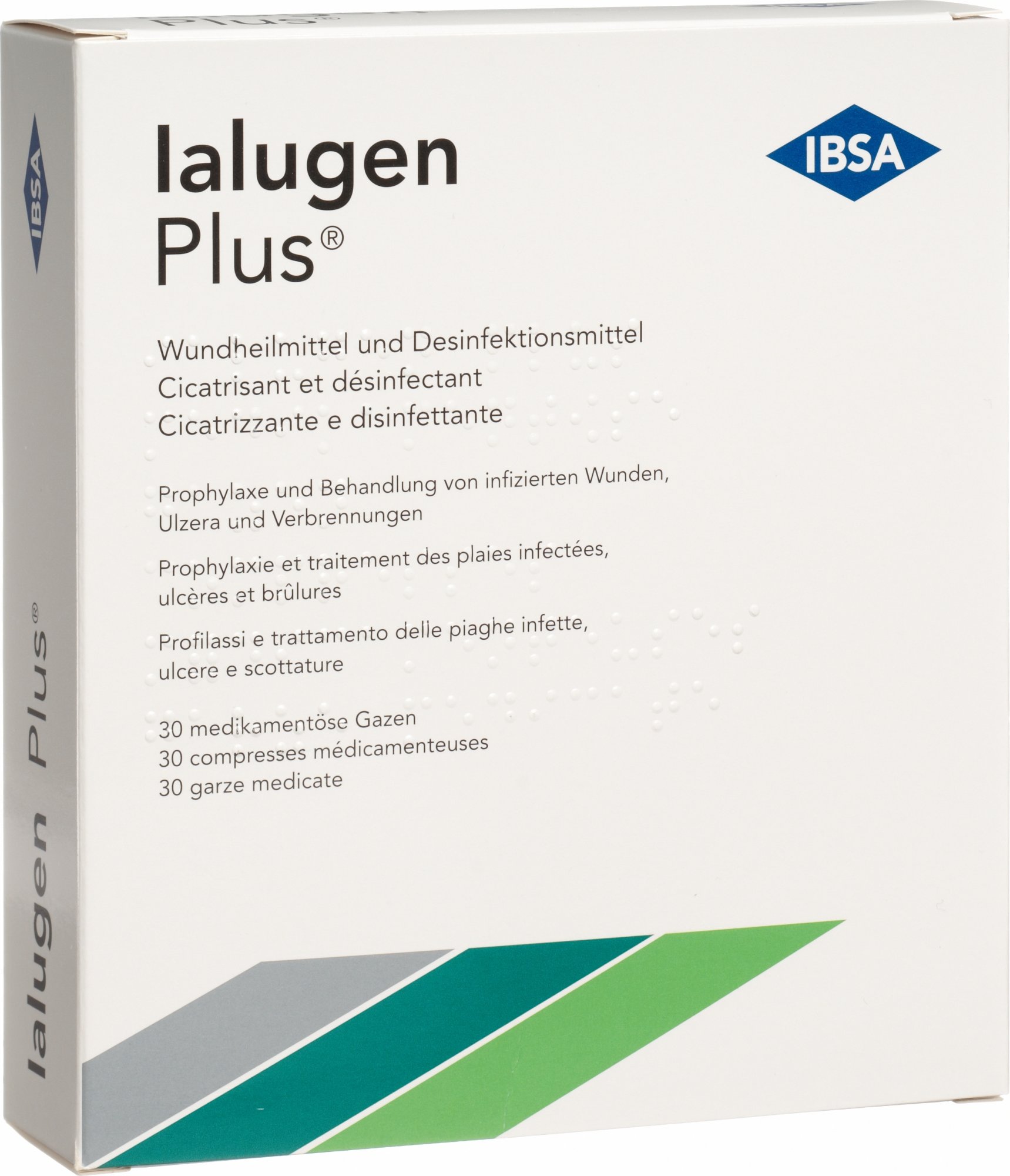 Ialugen Plus Gaze 10 x 10 cm