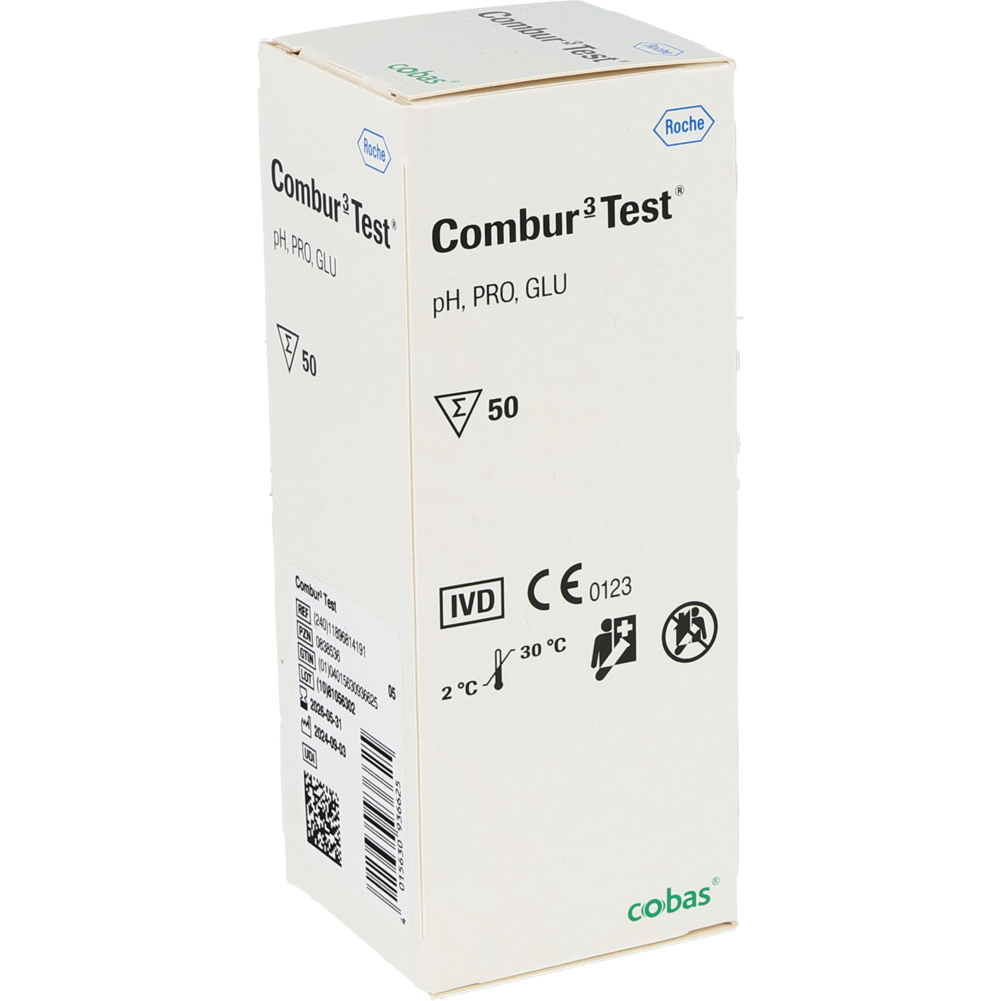 Roche Combur 3 Test bandelettes urinaires