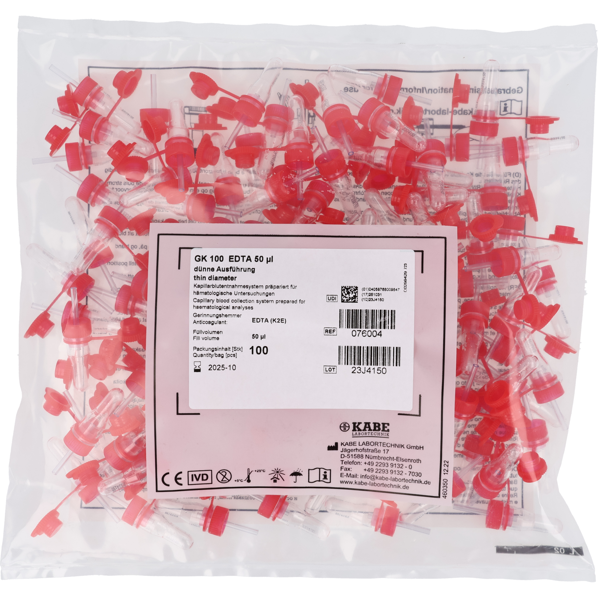 Microvette EDTA 50 µl