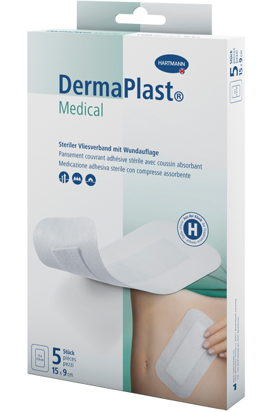 DermaPlast Medical Sterile Vliesstoffkompresse